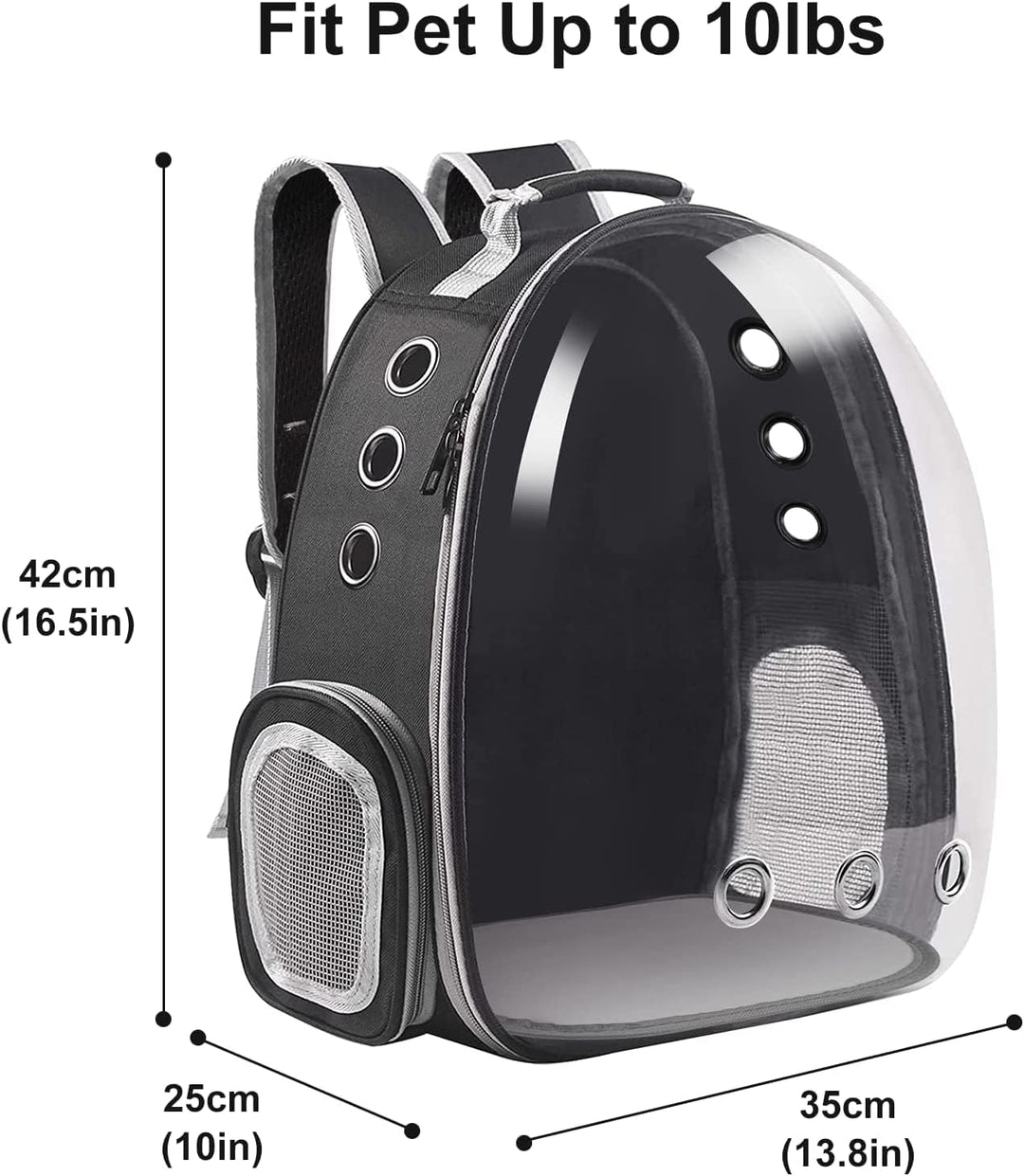 Tragetasche für Katzen, Haustiere, Rucksack, Fronttasche für kleine, mittelgrosse Katzen, Welpen, Hu