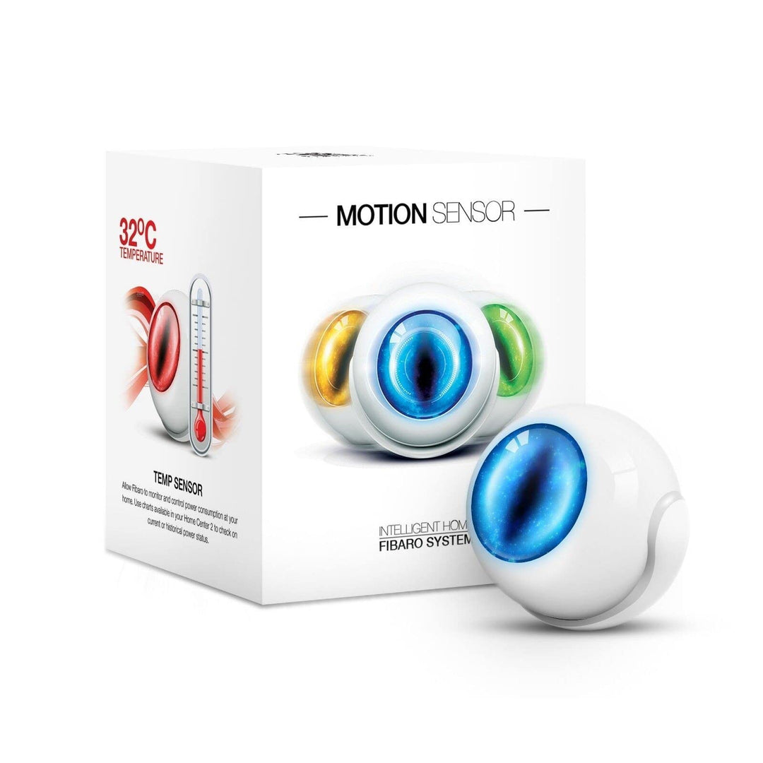 FIBARO Motion Sensor/ Z-Wave Plus Multisensor, Temperatur, Lichtintensitätssensor und Beschleunigung