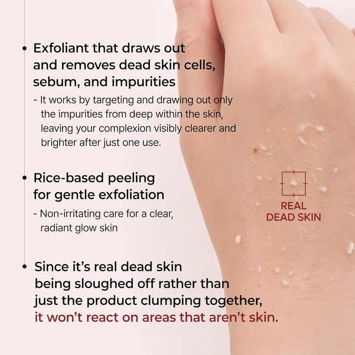 Dr.Melaxin Peel Shot Glow White Rice Peeling Ampulle Weiches Peeling Gesicht und Körper Peeling für