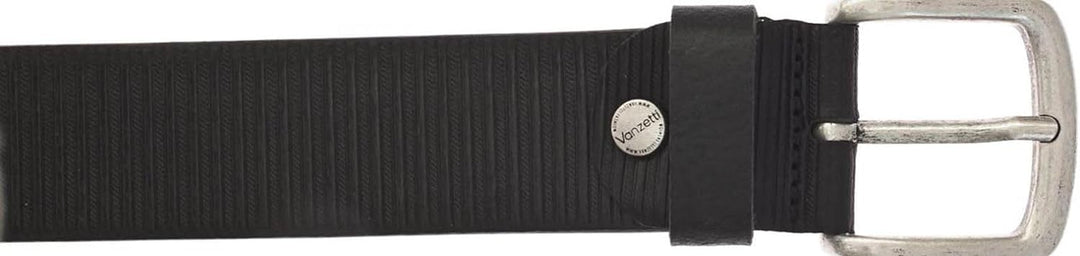 Vanzetti 40mm Leather Belt W115 Black - kürzbar