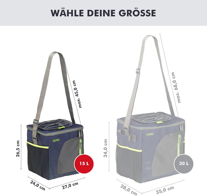 Thermos 4081.252.150 Kühltasche Radiance, 15 L, Polyester, blau, 15 l