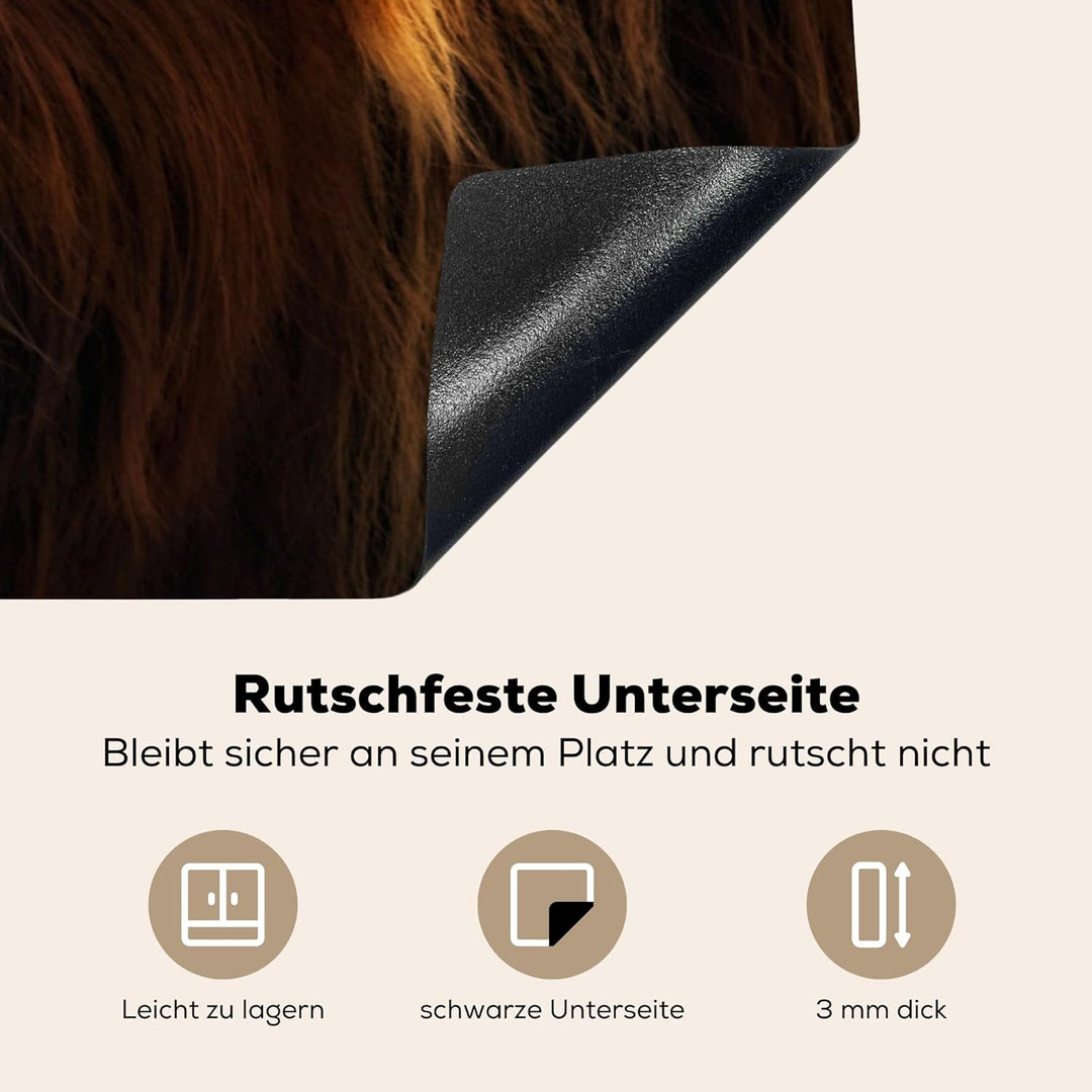 KitchenYeah© Herdabdeckplatte Einteilig Küche Abdeckplatte für Ceranfeld Abdeckung Induktionskochfel