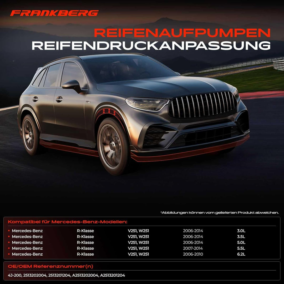 Luftfederung Kompressor Niveauregulierung für R-Klasse W251 V251 2006-2020 2513201204