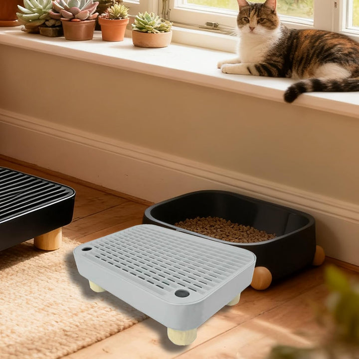 Katzenrampe Für Katzentoilette | Stufe Für Ältere Katzen Mit Filterfunktion | rutschfeste Kätzchen K