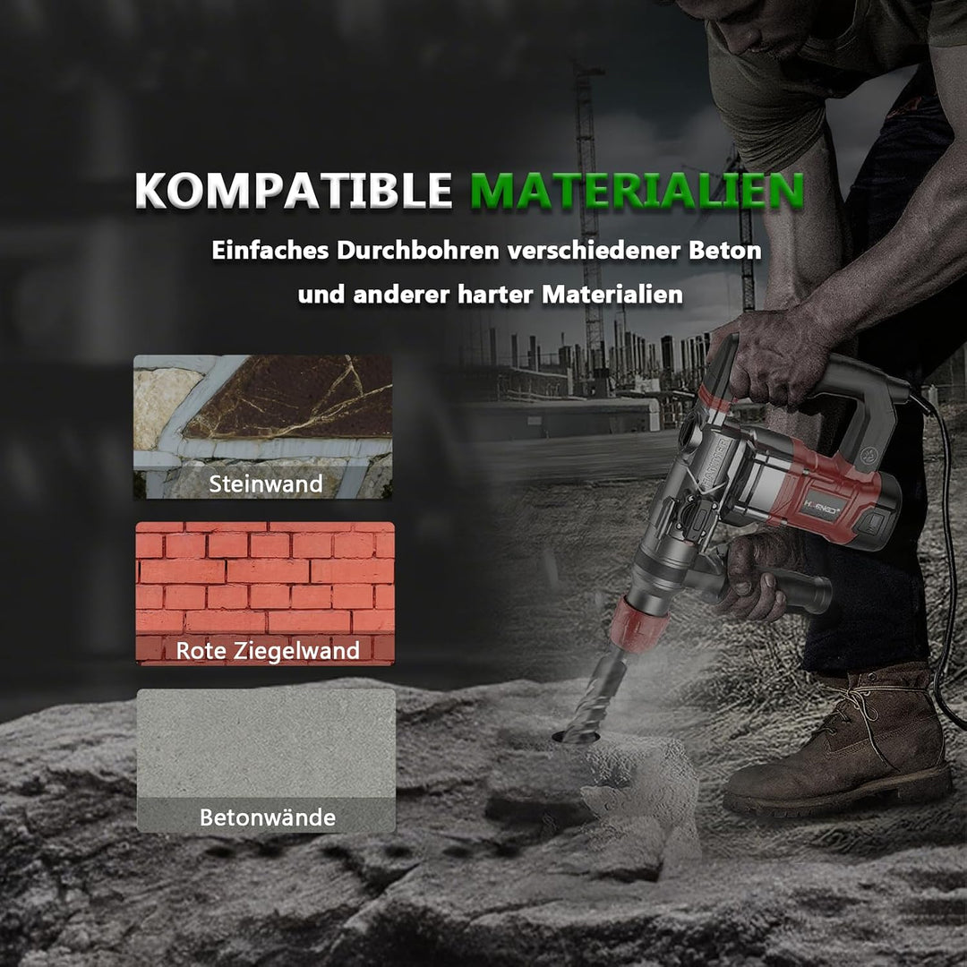 CATITO 30x460 SDS PLUS Bohrer, Schlagbohrer, Hammerbohrer, Professionelle Betonbohrer, ideal zum Boh