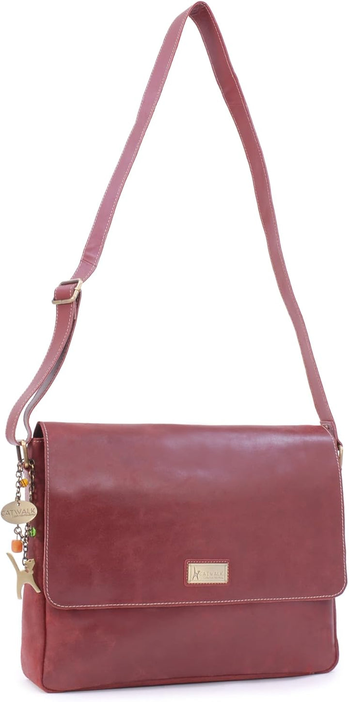 Catwalk Collection Handbags - Vintage Grobem Leder - CATWALK COLLECTION - Gröss - Umhängetasche Mess