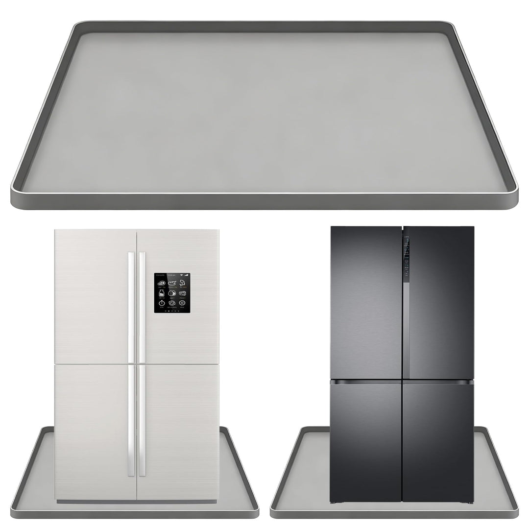 60×60CM Kühlschrankmatte Silikon: Rutschfeste Bodenmatte Kühlschrank, Praktischer Bodenschutz, Boden