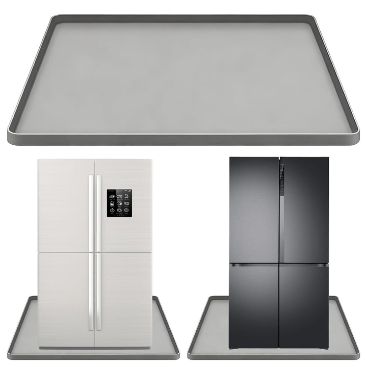 60×60CM Kühlschrankmatte Silikon: Rutschfeste Bodenmatte Kühlschrank, Praktischer Bodenschutz, Boden