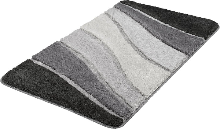 Meusch Badteppich Ocean grau 60 x 100 cm 60 x 100 cm Schiefer, 60 x 100 cm Schiefer