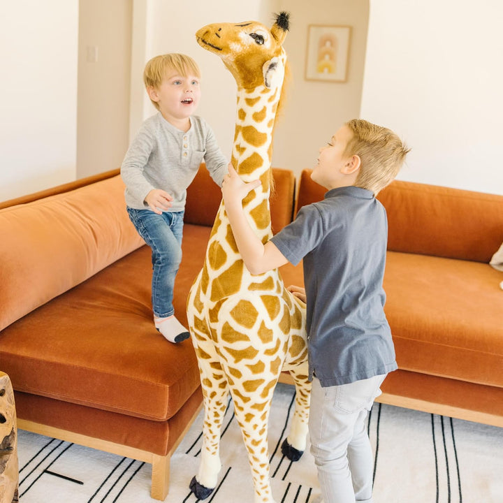 Melissa &amp; Doug - Riesengiraffe - (Spielbereiche &amp; Zimmerdekoration, lebensechtes Stofftier und Plüsc