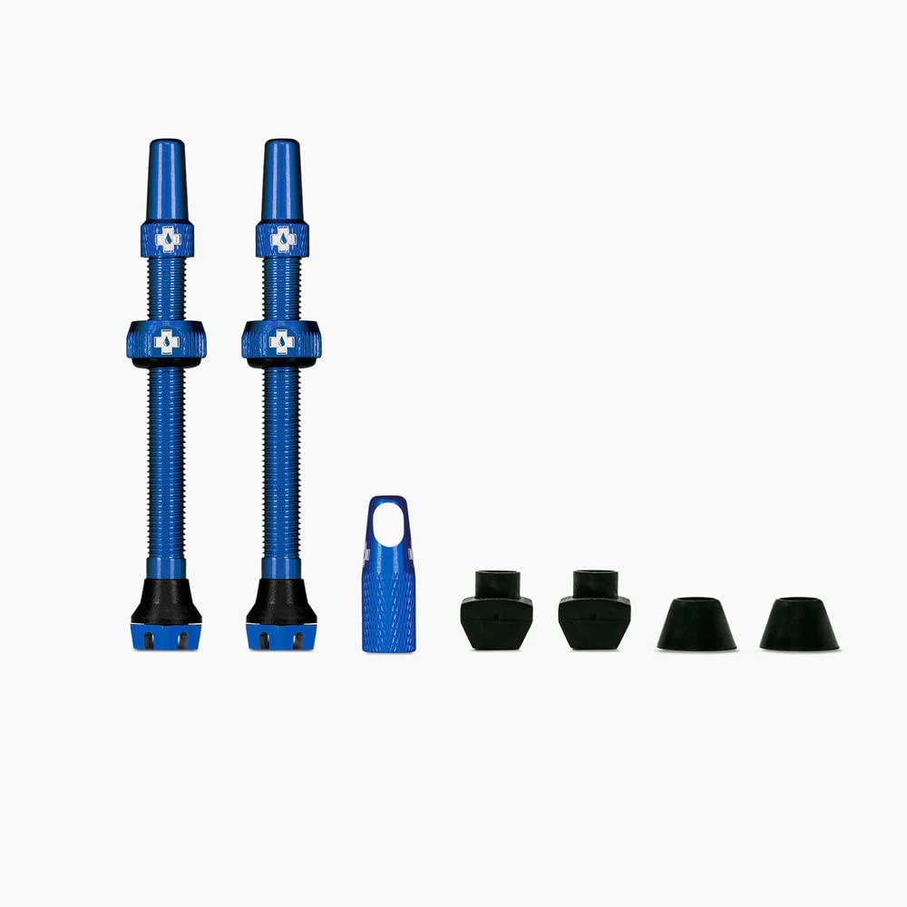 Muc Off 1056 Rohrloses Ventil, blau, 44mm, Set of 2 blau 44mm, blau 44mm