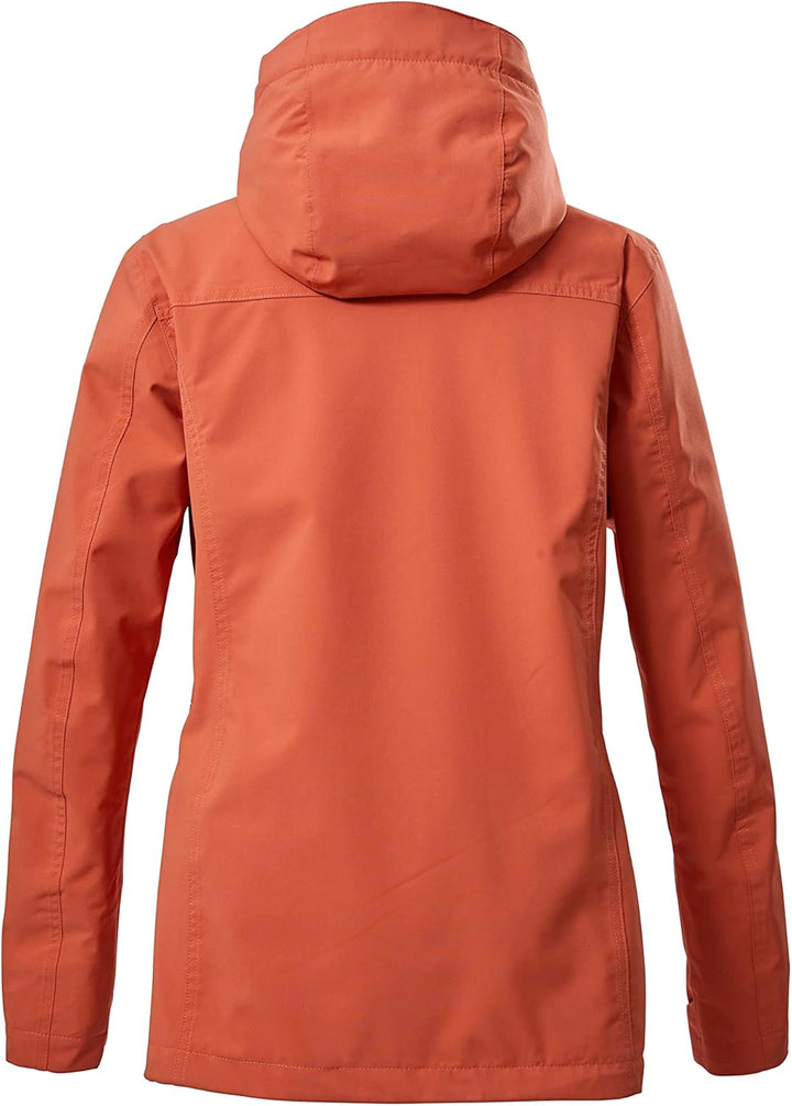 Killtec Damen Kos 92 Wmn Jckt Funktionsjacke/Outtdoorjacke mit abzippbarer Kapuze 40 dunkelapricot,