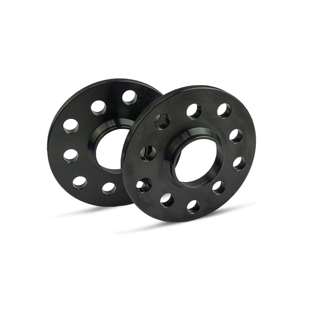 SCC Spurverbreiterung 12104W - schwarz eloxiert - LK: 98/4+2 NLB: 58,1 - 10mm - 2 Stück 10mm schwarz