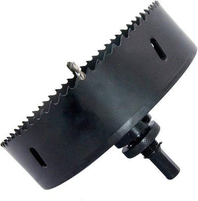 Lochsäge 162mm, LAIWEI lochbohrer mit A2 Schwerlastdorn, 4341 Bohrer, Schnitttiefe 38mm, zum Bohren