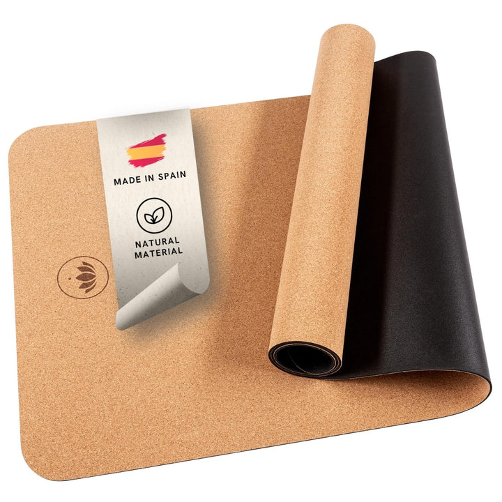 Lotuscrafts Yogamatte ARISE CORK - Rutschfeste Sweat Proof Oberfläche - 100% Recycelbare Materialien