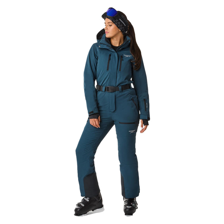 Swedemount Cervinia Skianzug für Damen 34 Dk. Steel Green/Black, 34 Dk. Steel Green/Black