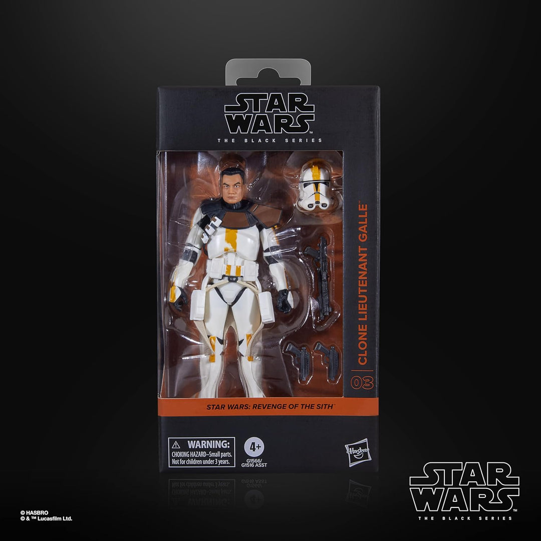 Star Wars The Black Series Klon Lieutenant Galle, Rache der Sith Premium Action-Figur zum Sammeln (1