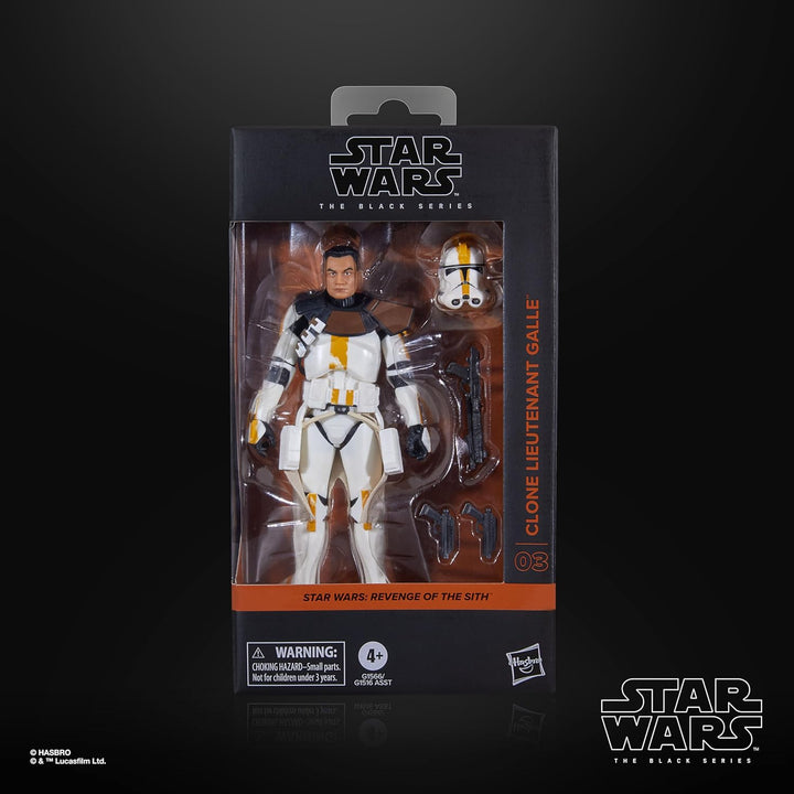 Star Wars The Black Series Klon Lieutenant Galle, Rache der Sith Premium Action-Figur zum Sammeln (1