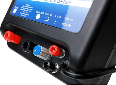 Weidezaungerät 12 Volt 12 V Solar Weidezaun Weidegerät Elektrozaungerät 2,5 Joule