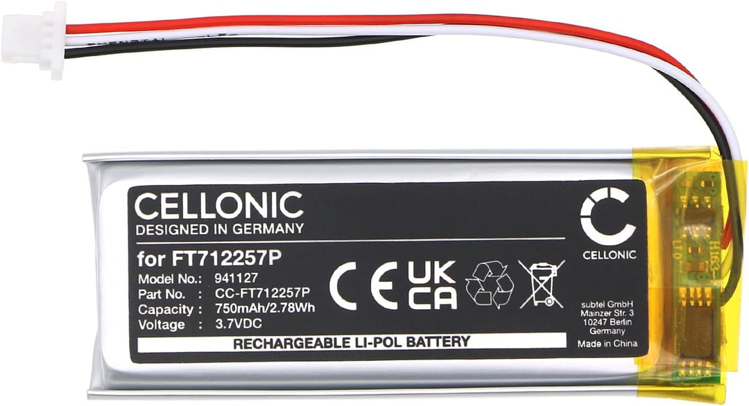 CELLONIC Ersatz Akku FT712257P kompatibel mit SteelSeries Nimbus (Plus) Controller/Stratus Duo Ersat