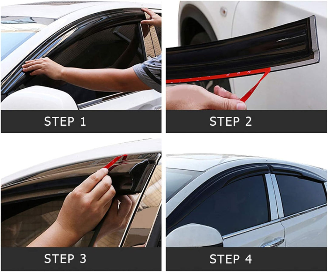 JHCHAN Windabweiser Regenabweiser für Nissan NAVARA D22 Nissan Navara np300 1997-2005 4×4 Pickup Dop