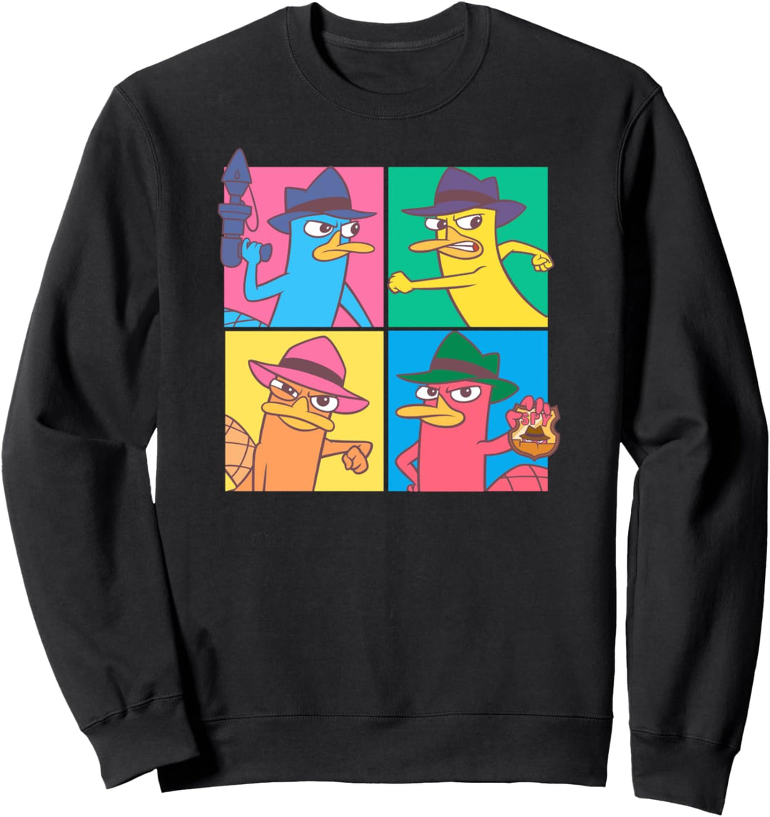 Disney Phineas And Ferb Agent P Pop Box Up Sweatshirt