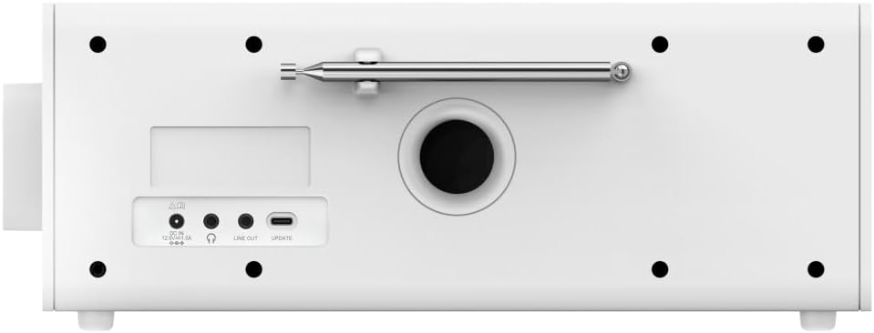 Hama Digitalradio mit Wecker (DAB Radio mit grossem Display, Küchenradio, DAB+, Seniorenradio mit ei