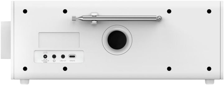Hama Digitalradio mit Wecker (DAB Radio mit grossem Display, Küchenradio, DAB+, Seniorenradio mit ei