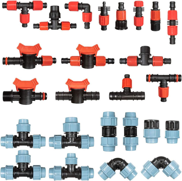 HOLZBRINK 5x Reduzier-T-Stück 3/4 x 1 x 3/4 Zoll Rohrverbinder für Rohrabzweigung des 3/4" Verlegero