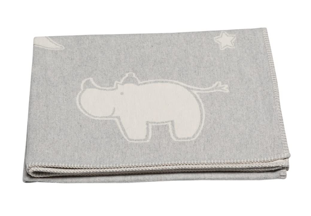 David Fussenegger [W2023/02] Lena 100% Baumwolldecke Nashorn (GOTS) Filz, 100x150 cm