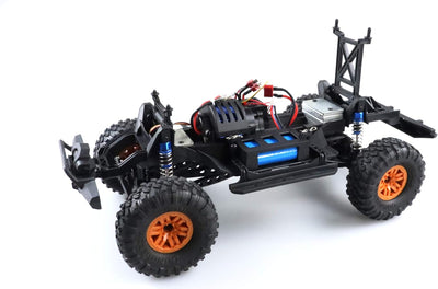 Amewi Climbing Beast Pick-Up Crawler 4WD 1:10 RTR, schwarz-orange, 22529