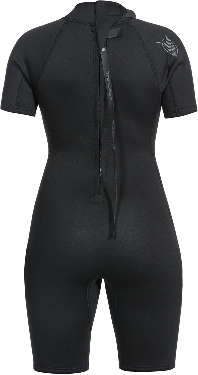 Trespass scubadive Damen Kurz Neoprenanzug S Schwarz, S Schwarz