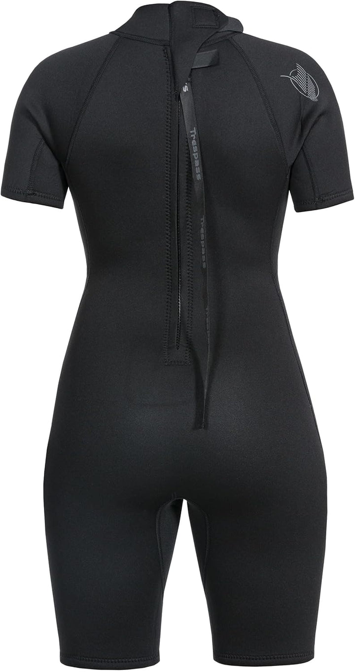Trespass scubadive Damen Kurz Neoprenanzug S Schwarz, S Schwarz