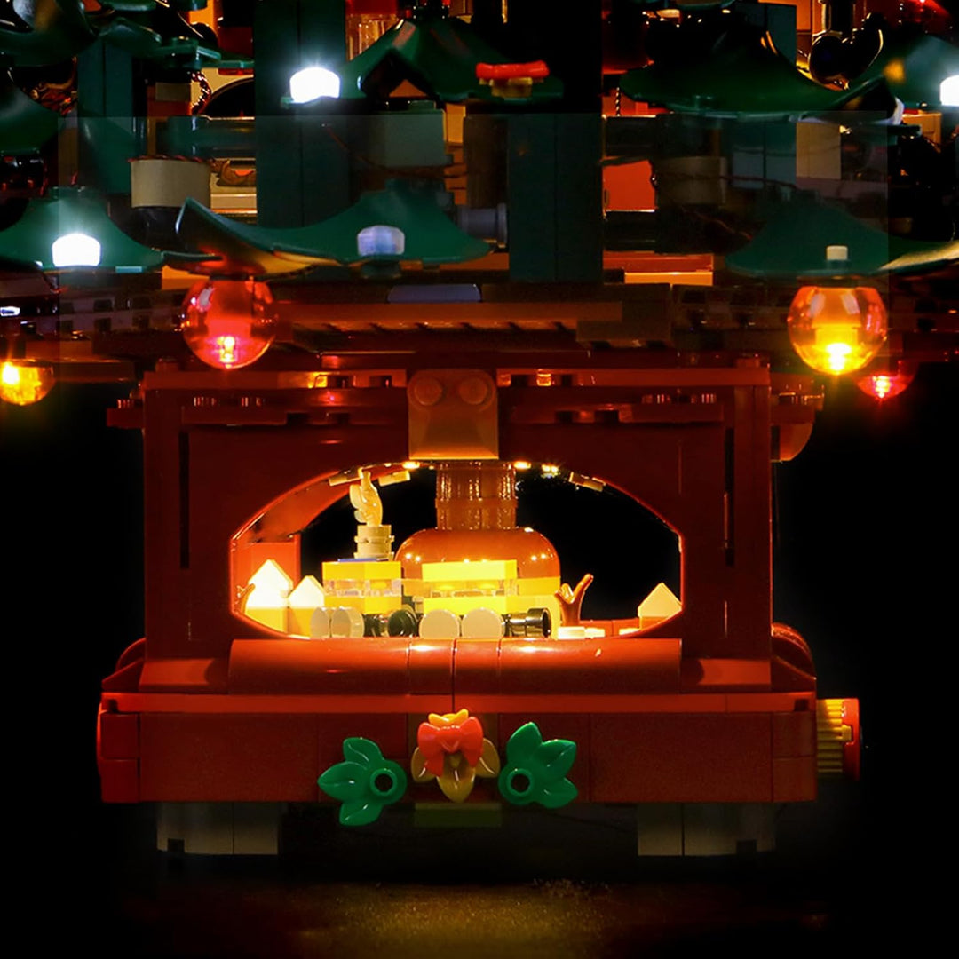 Led Licht Set Kompatibel mit Lego 41843 Family Christmas Tree Decoration (Kein Modell), Dekorationsb