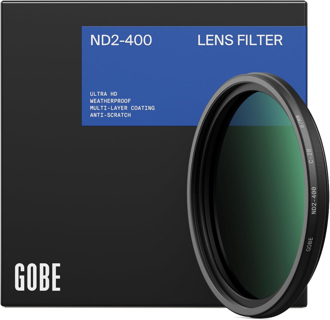 Gobe 46 mm Variabler Graufilter ND2-400 (1-8.6 Stop) ND Filter (2Peak) 46mm, 46mm