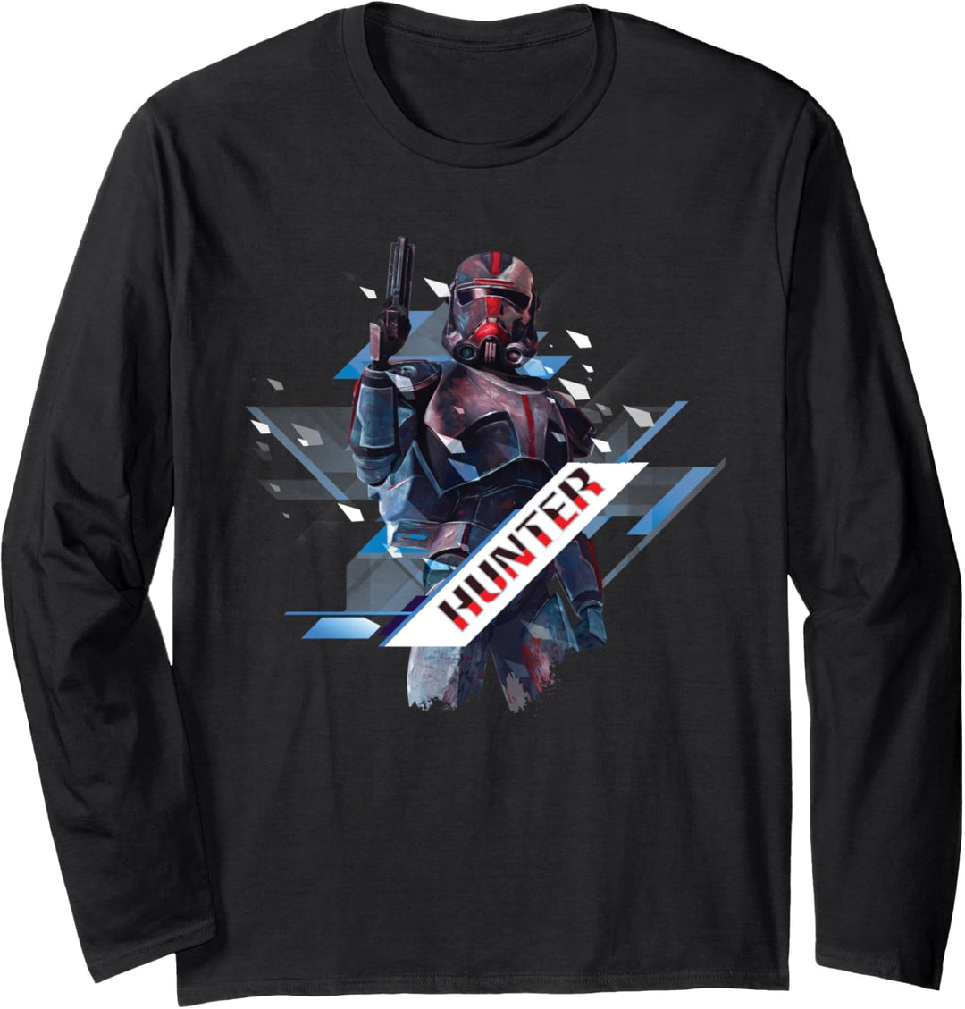 Star Wars The Clone Wars Hunter Clone Trooper Langarmshirt