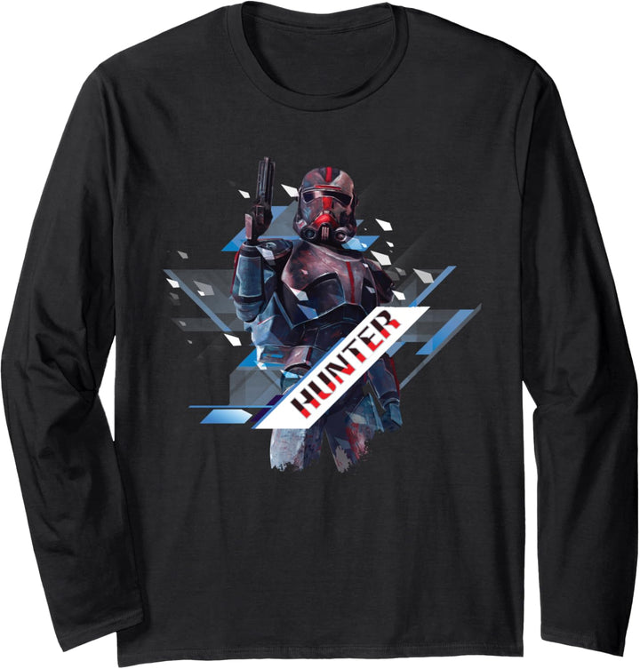 Star Wars The Clone Wars Hunter Clone Trooper Langarmshirt