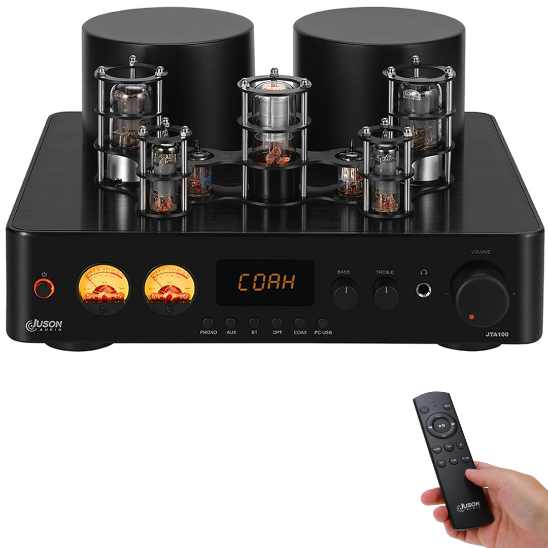 Juson Audio JTA100 200W Vakuum röhrenverstärker Integrierter Hybrid Mit BT 5.0 Optisch AUX RCA Phono