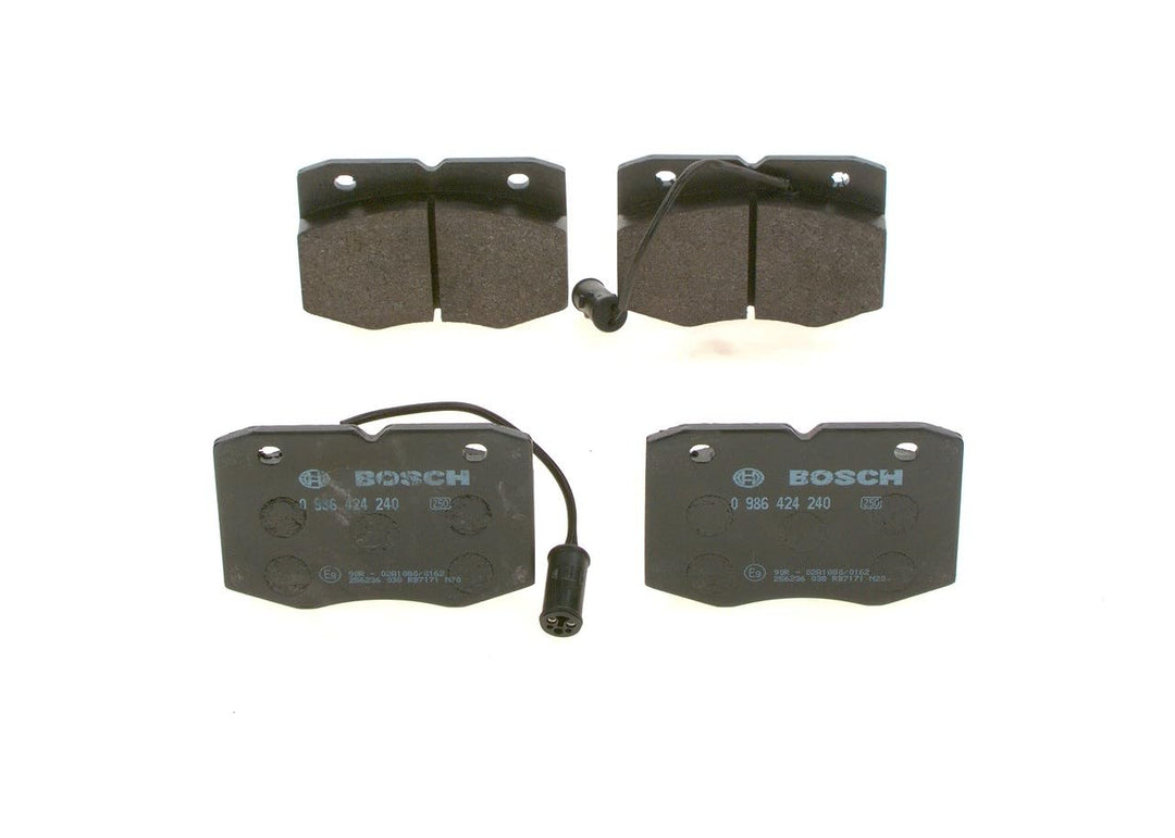 Bosch BP116 Bremsbeläge - Vorderachse - ECE-R90 Zertifizierung - vier Bremsbeläge pro Set