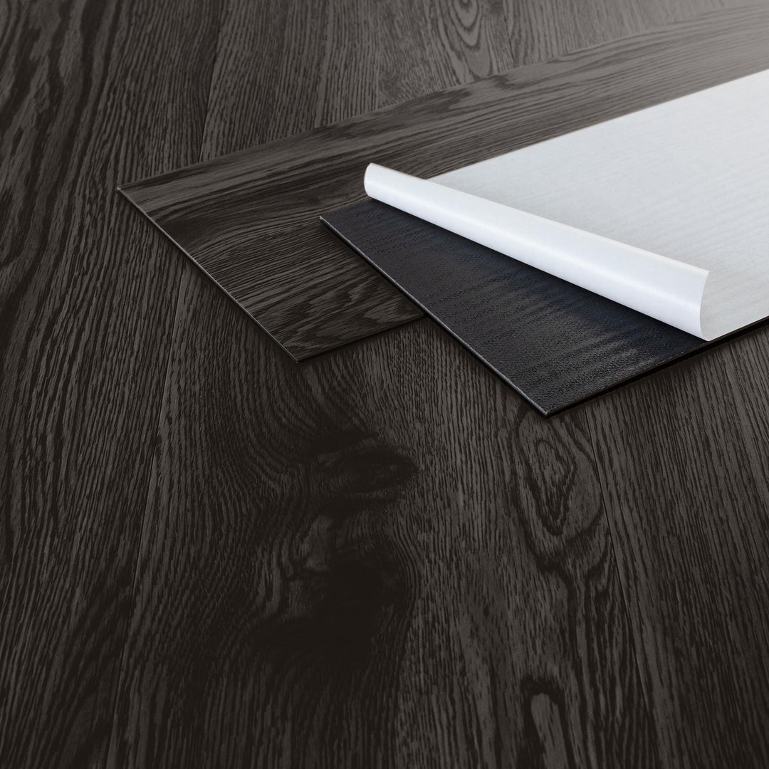 ML-Design Deluxe PVC Bodenbelag, Selbstklebende Vinyl-Dielen, Vinylboden, 91,5 cm x 15,3 cm x 2 mm,
