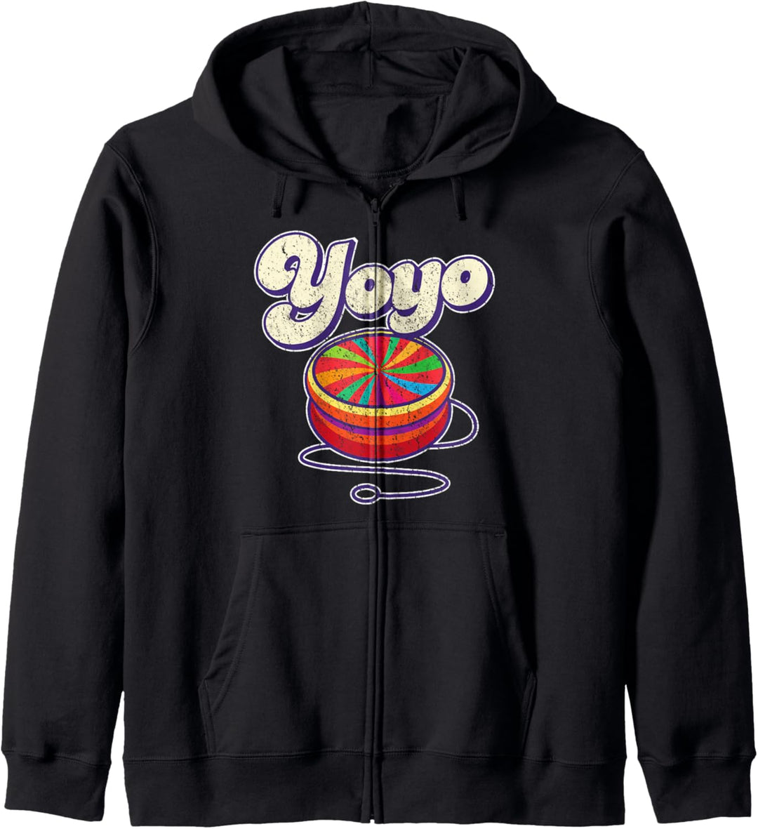 70er Jahre Yoyo Retro Vintage Spielzeug I Cooles Yoyo Kapuzenjacke