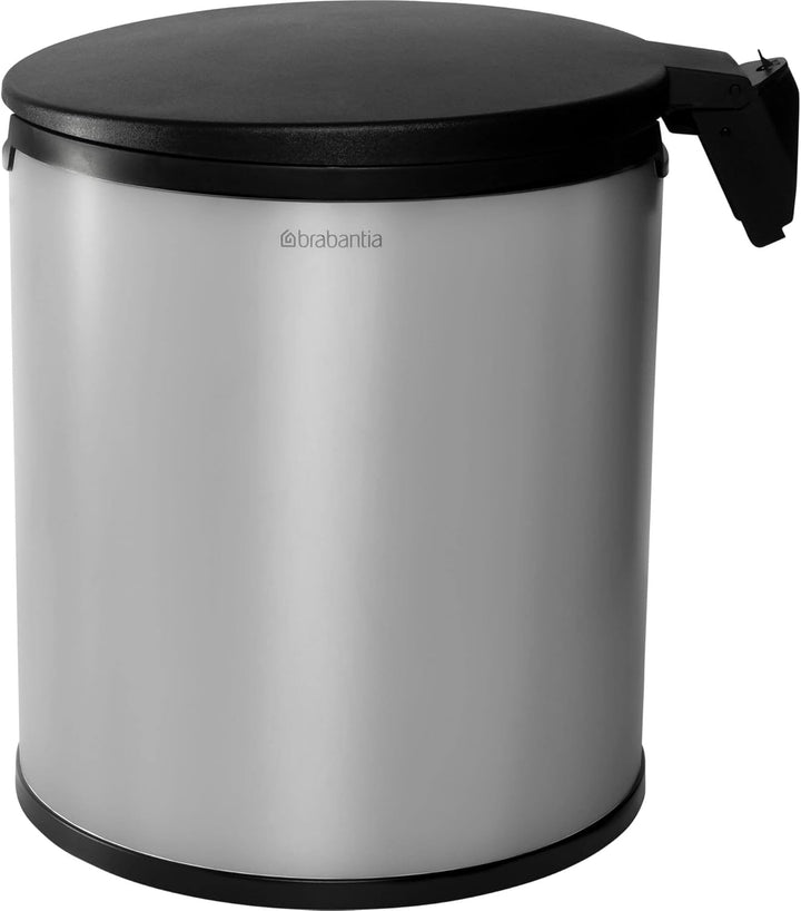 Brabantia 262203 Einbaueimer Built in bin 15 L brilliant steel, Brilliant Steel