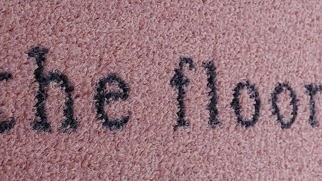 Mad about Mats Fussmatte Abby, Türvorleger, Haustür, Treppenhaus, Flur, Mit Spruch The Floor is Lava