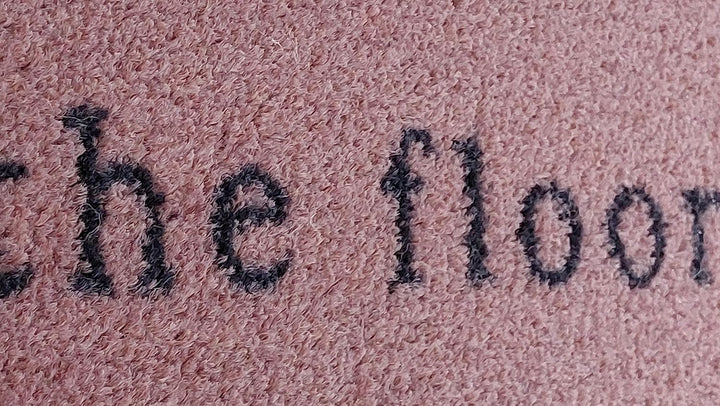 Mad about Mats Fussmatte Abby, Türvorleger, Haustür, Treppenhaus, Flur, Mit Spruch The Floor is Lava