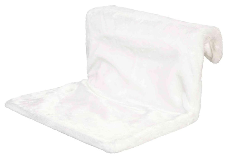Trixie 4321 Liegemulde für Heizkörper, Plüsch, 45 × 24 × 31 cm, wollweiss weiss L 51 x B 47 x H 3 cm