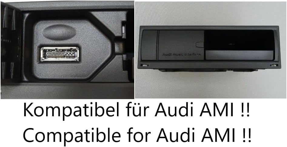BlueMusic Bluetooth Audio kompatibel für Audi MMI 2G mit AMI im A4 (8K) A5 (8T) Q5 (8R) A6 (4F) Q7