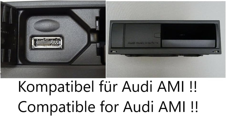 BlueMusic Bluetooth Audio kompatibel für Audi MMI 2G mit AMI im A4 (8K) A5 (8T) Q5 (8R) A6 (4F) Q7