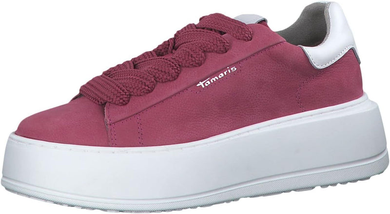 Tamaris Damen Bequemschuhe, Frauen Schnürschuhe,TOUCHit-Fussbett 39 EU Fuxia, 39 EU Fuxia