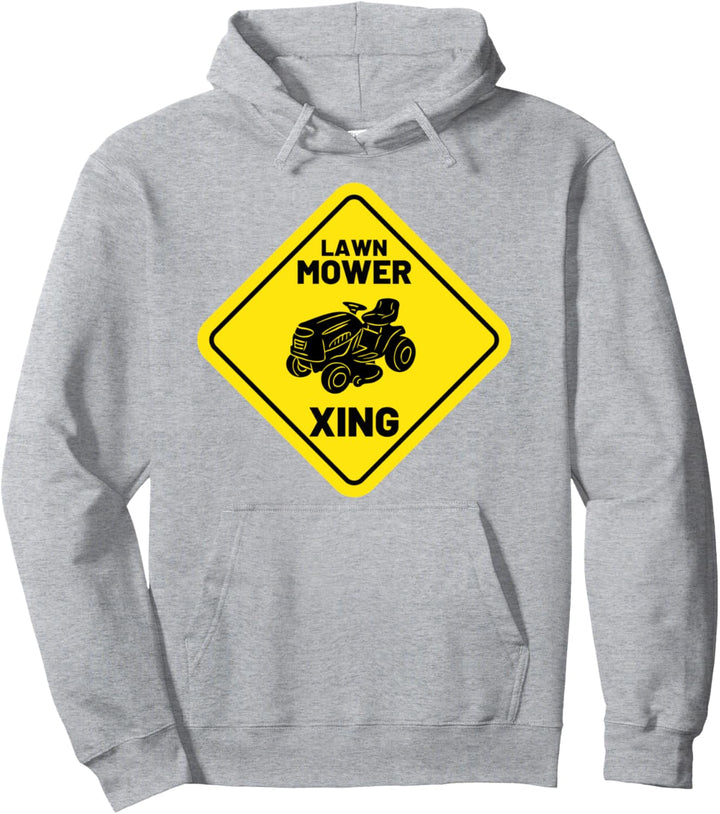 Lustiger Rasenmäher Xing Mähen Retro Hof Arbeit Rasen Trakto Pullover Hoodie