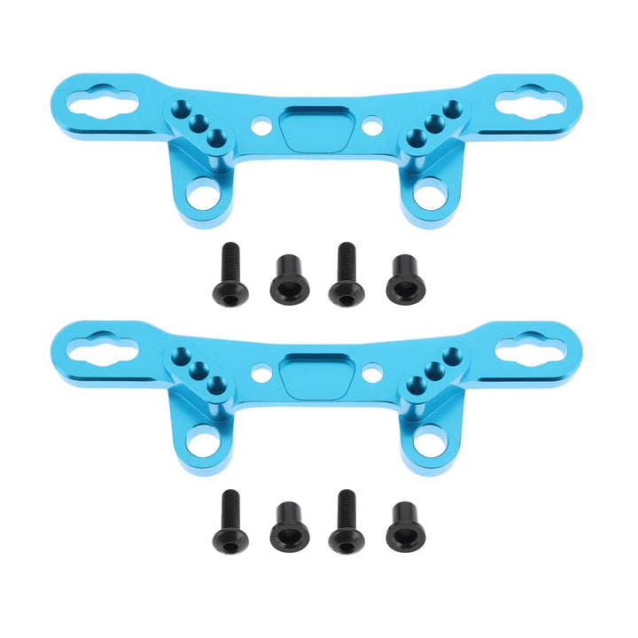 EMSea 2 St¨¹cke Aluminium Legierung Shock Tower Montieren Vorne Hinten Kompatibel mit T-AMIYAs TT02